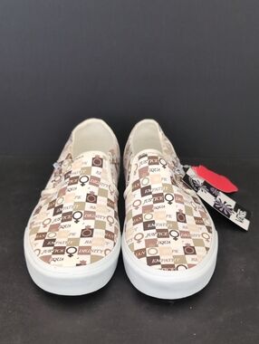 NWT, Woman's Asher Divine Vans Sneakers In Neutral/Marshmallow.